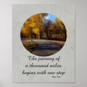 motivierend Poster-Zen-Zitat zum Naturfoto Poster