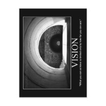 Motivierend Postkarte - VISION