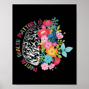 Motivierend psychische Gesundheit - Inspiration Poster