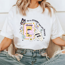 Motivierend psychischer T - Shirt, Angst T-Shirt