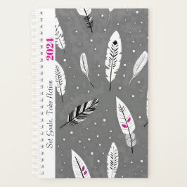 MOTIVIEREND QUOTE EINFACHES GRAUFARBPATTER PLANER
