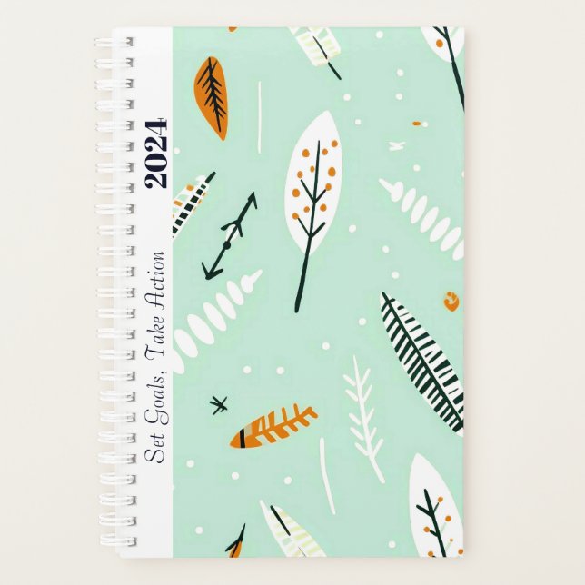 MOTIVIEREND QUOTE EINFACHES KLASSISCHES BOHO-PATTE PLANER (Vorderseite)