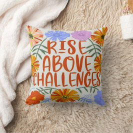 MOTIVIEREND QUOTE FARBENFARBIGE BLUMENDESIGN KISSEN