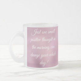 MOTIVIEREND QUOTEN KAFFEE-TASSE MATTGLASTASSE