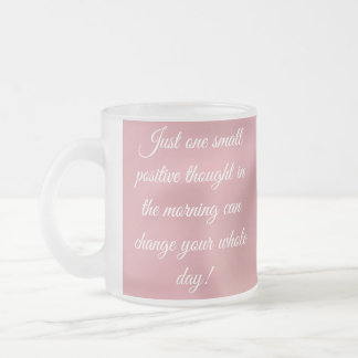 MOTIVIEREND QUOTEN KAFFEE-TASSE MATTGLASTASSE