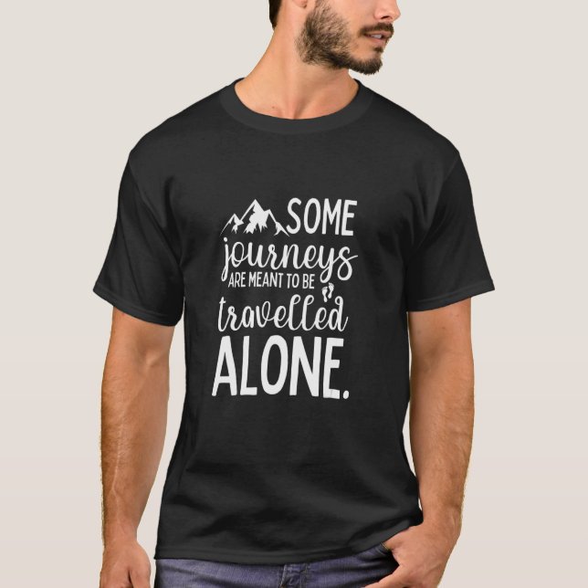 Motivierend Reiseschlittenreisen T-Shirt (Vorderseite)