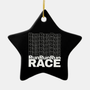 Motivierend Runner-In-Training-Zitat - Rennen lauf Keramik Ornament