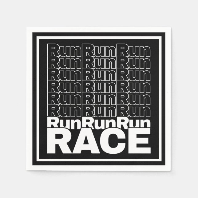 Motivierend Runner-In-Training-Zitat - Rennen lauf Serviette (Vorderseite)