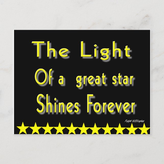 Motivierend Satz Postkarte (Vorderseite)