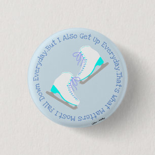 Motivierend Schaltfläche für den Ice-Skaten Button
