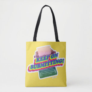 Motivierend Schreiben behalten Tasche