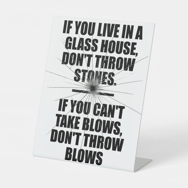 Motivierend Schreibtisch Sockelschild (Vorderseite)