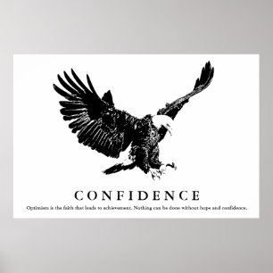 Motivierend Selbstbewusstsein bei Schwarzen und We Poster