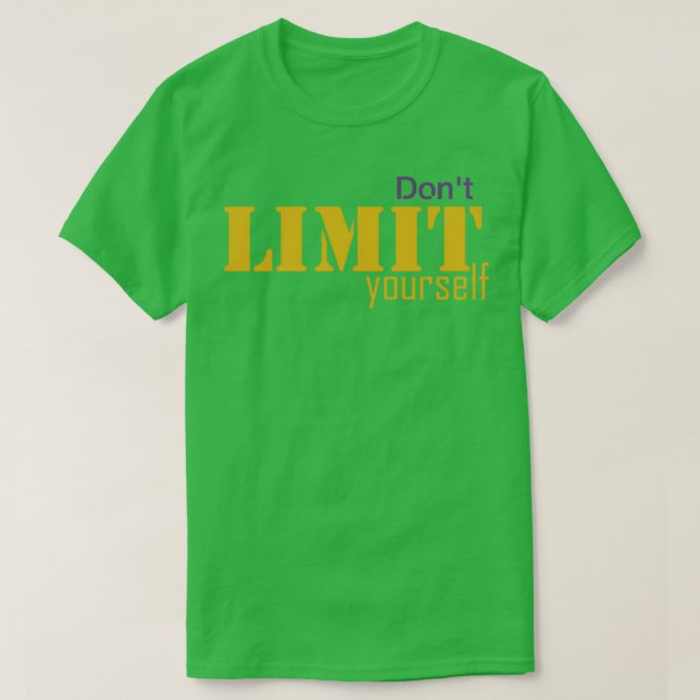 Motivierend Slogan 46 T-Shirt (Design vorne)
