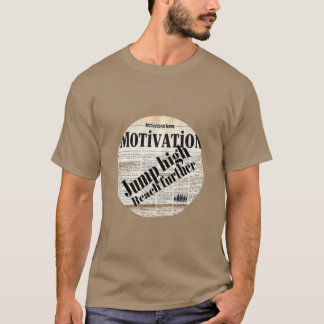 Motivierend: Sprung hoch, weiter erreichen T-Shirt