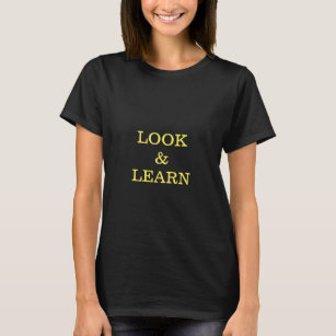 Motivierend Suchen und Erlernen von Text  T-Shirt