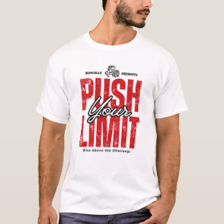 Motivierend T - Shirt-Design für Rot und Schwarz T-Shirt