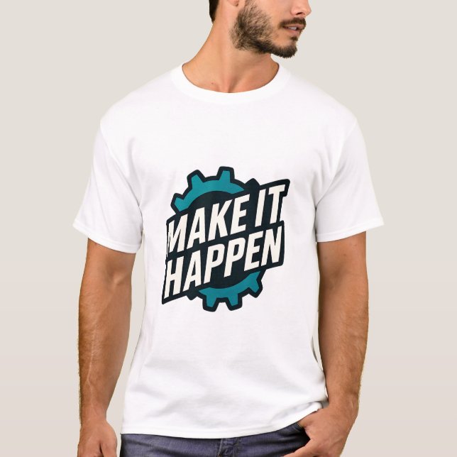 Motivierend T - Shirt für Zitate (Vorderseite)
