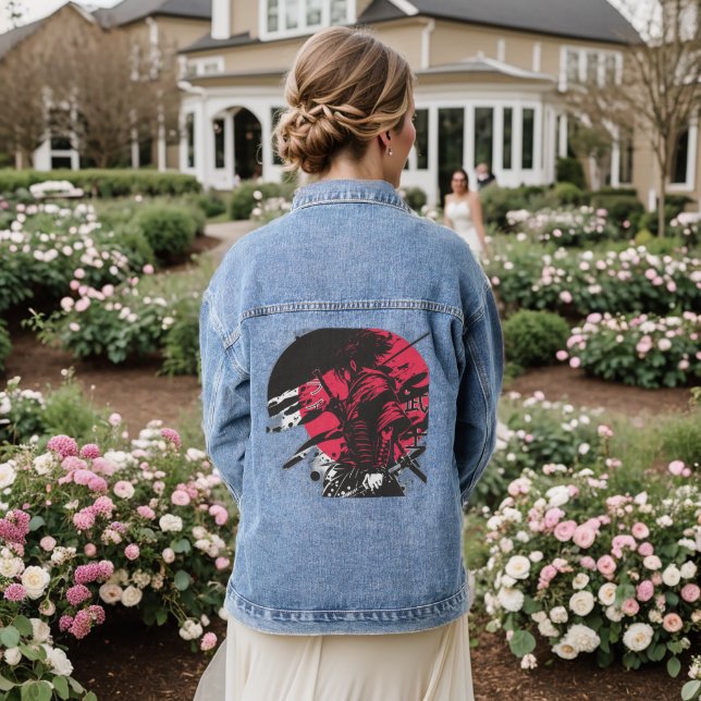 Motivierend T - Shirt Jeansjacke (Hochzeit Rückseite)