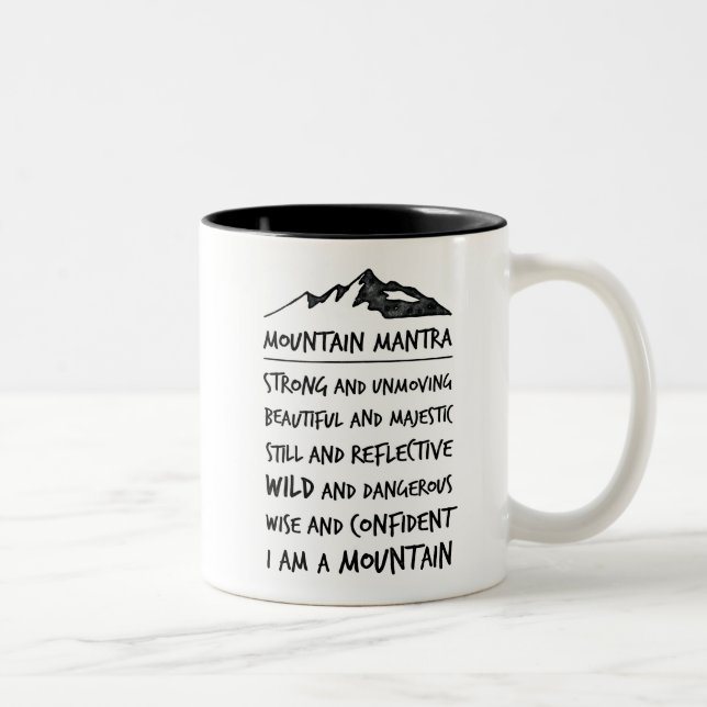 Motivierend Tasse - Gebirgsbeschwörungsformel (Rechts)