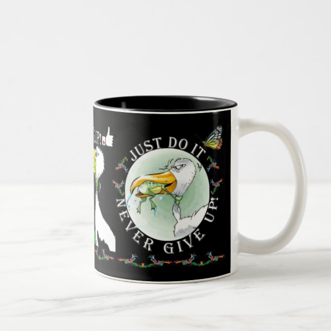 Motivierend Tasse - tun Sie sie einfach - geben (Rechts)
