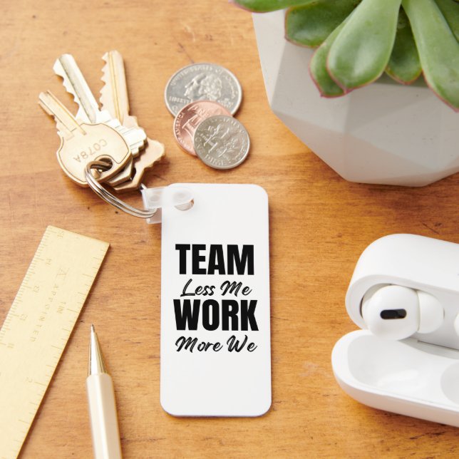 Motivierend Teamwork für kundenspezifische Logos Schlüsselanhänger (Schreibtisch)