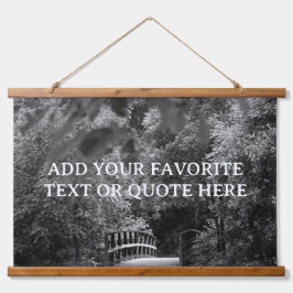 Motivierend Textangebot anpassen Wandteppich Mit Holzrahmen