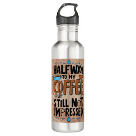 Motivierend Time Marker Wasserflasche | Hydrierung Edelstahlflasche