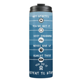 Motivierend Time Marker Wasserflasche | Hydrierung Thermosbecher