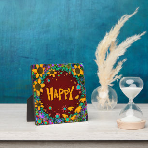 Motivierend Trendy Fun Hübsch Happy Inspirivity Fotoplatte