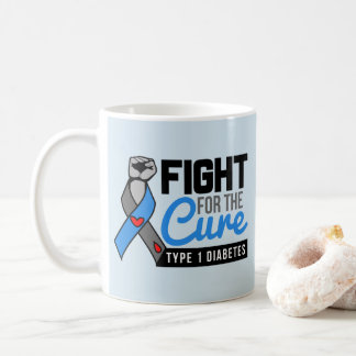 Motivierend Typ- 1diabetes-Zitat - Kampf für Kaffeetasse