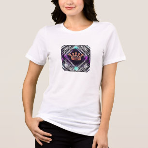 Motivierend Typografie Tri-Blend Shirt