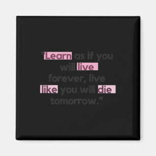 Motivierend und inspirierende Angebotsaufkleber Magnet