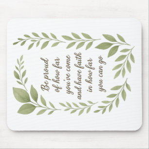 Motivierend und inspirierende Auswahlmousepad Mousepad