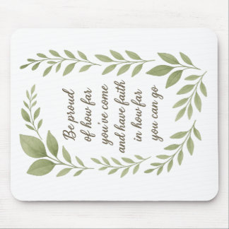 Motivierend und inspirierende Auswahlmousepad Mousepad