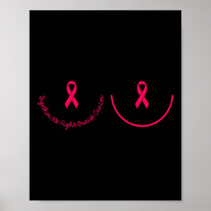 Motivierend Unterstützung Brustkrebs Bewusstsein r Poster