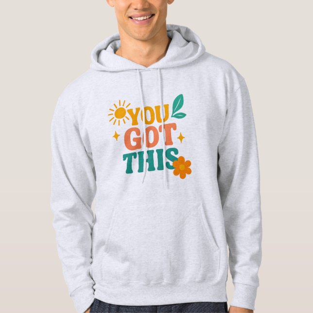 Motivierend Verschleiß - Cool, lebhaft Hoodie (Vorderseite)