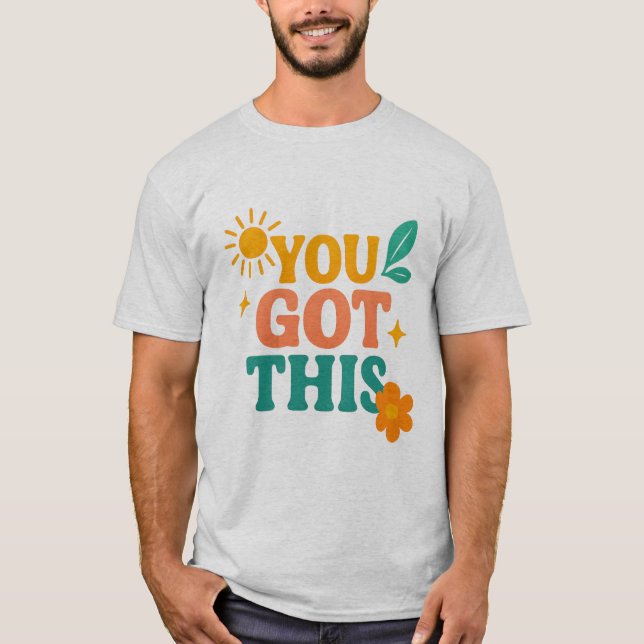 Motivierend Verschleiß - Cool, lebhaft T-Shirt (Vorderseite)