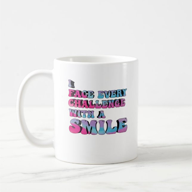 motivierend Vibes für positive Einstellung Kaffeetasse (Links)