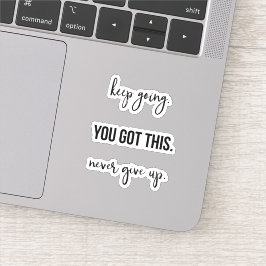 Motivierend Vinyl Decal Stickers Aufkleber