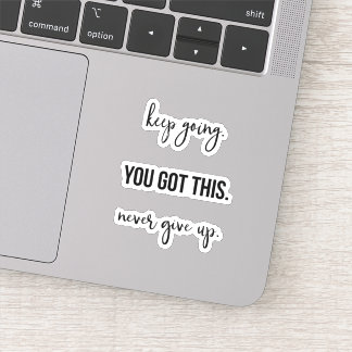 Motivierend Vinyl Decal Stickers Aufkleber