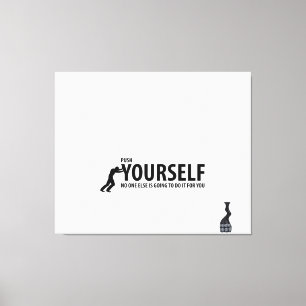 motivierend Wandkunst, inspirierendes Zitat, posit Leinwanddruck