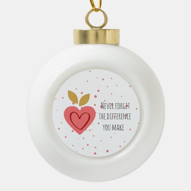 Motivierend Weihnachtsfamilienangebot Foto Keramik Kugel-Ornament (Vorderseite)