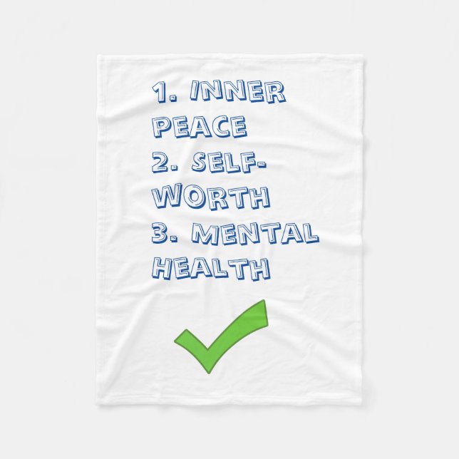 Motivierend Wellness Fleece Blanket (Vorderseite)