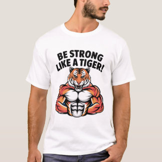 Motivierend Wildtierdesign T-Shirt