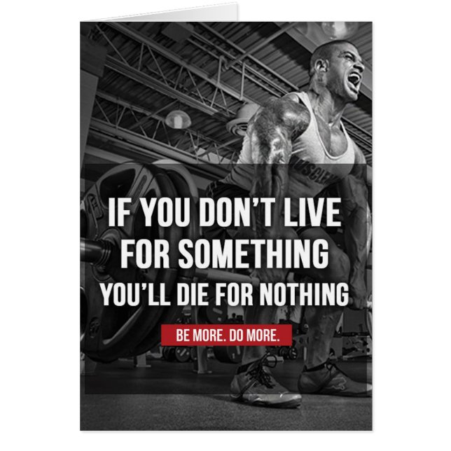 Motivierend Workout-Wörter (Vorne)