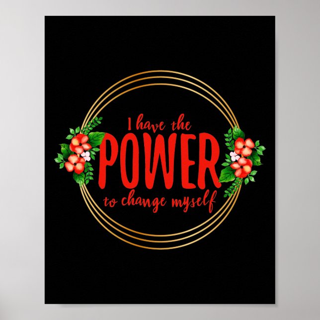 Motivierend Worte für Lebenskämpfe Poster (Vorne)