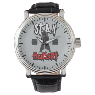 Motivierend Worte - Hunger Bleibe Armbanduhr