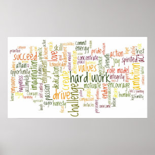 Motivierend Wörter #2 Poster