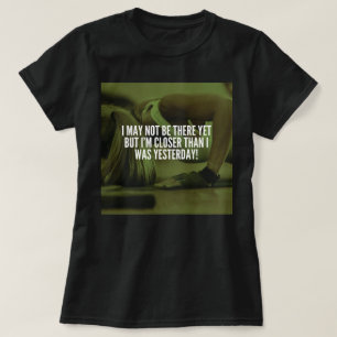 Motivierend Wörter für die Arbeit von Frauen T-Shirt